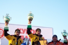 Победителями зимних трековых гонок на 'Кубок Салавата' стали Дмитрий Брагин и Олег Жаворонков